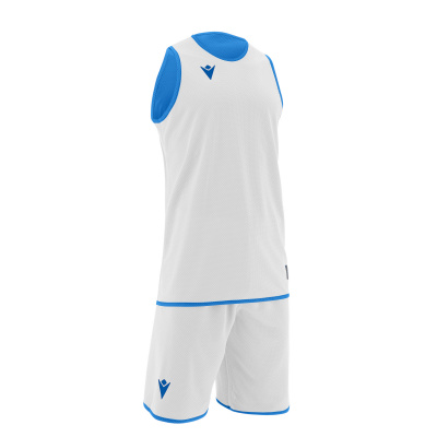 Комплект баскетбольный MACRON X500 SET REVERSIBLE ROYAL BLUE/WHITE
