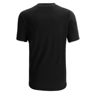 Футболка спортивная женская MACRON WIDIA ECO SHIRT BLACK/DARK GREY/WHITE