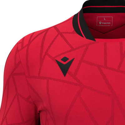 Футболка спортивная MACRON CERBERUS ECO SHIRT RED/BLACK