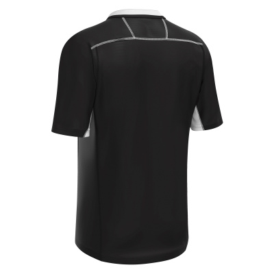 Регбийка игровая MACRON ALABASTER SHIRT BLACK/WHITE