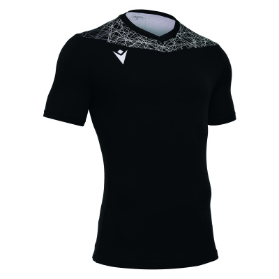 Футболка спортивная MACRON NASH SHIRT BLACK/WHITE