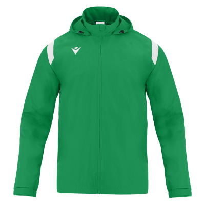 Куртка спортивная MACRON SARANSK MESH LINED WINDBREAKER GREEN/WHITE
