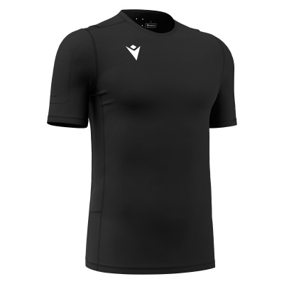 Термофутболка судейская проф. MACRON DELCOURT UNDERWEAR SHIRT BLACK