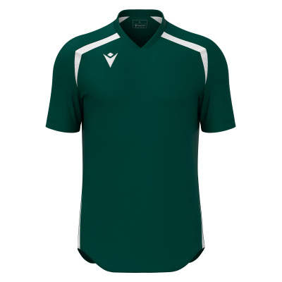 Футболка спортивная MACRON WYRM SHIRT BOTTLE GREEN/WHITE
