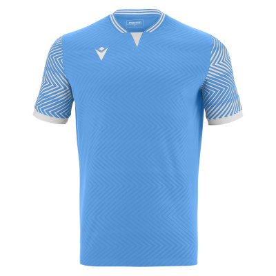 Футболка спортивная MACRON TUREIS ECO SHIRT COLUMBIA/WHITE
