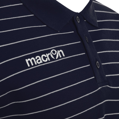 Поло парадное MACRON JUNGLE POLO NAVY/WHITE