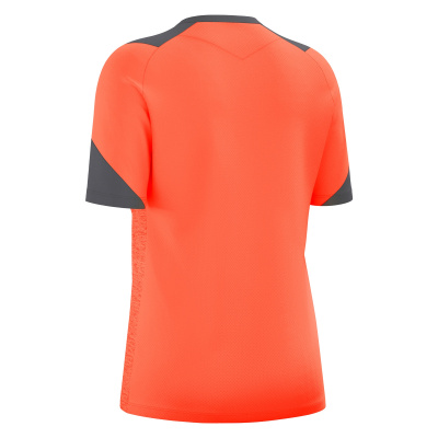 Футболка спортивная женская MACRON SPHINX NEON CORAL/ANTHRACITE