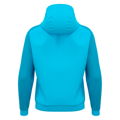 Худи спортивное MACRON HORN HOODY POLY NEON SKY/DARK NEON SKY
