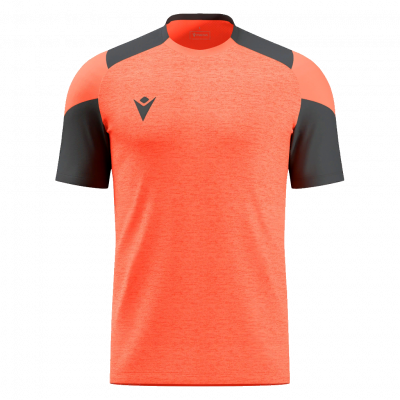 Футболка спортивная MACRON GOLEM SHIRT NEON CORAL/ANTHRACITE
