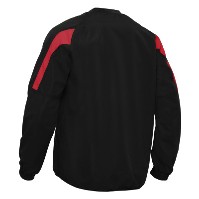 Куртка тренировочная MACRON RUBY TRAINING CONTACT TOP BLACK/RED