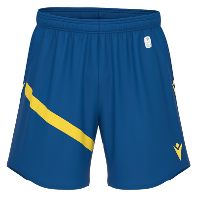 Шорты спортивные MACRON SHEN ECO SHORTS ROYAL BLUE/YELLOW