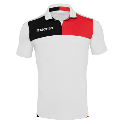 Футболка спортивная MACRON NUNKI SHIRT WHITE/BLACK/RED