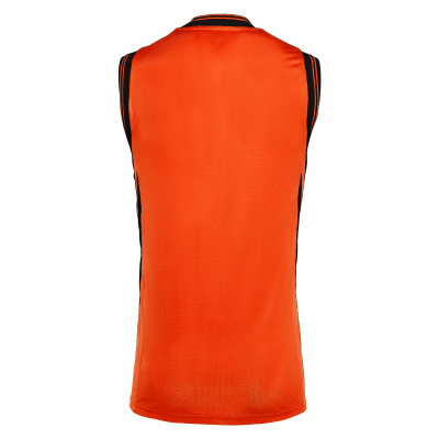 Майка спортивная MACRON ETHANE MAN VEST BICOLOR ORANGE/BLACK
