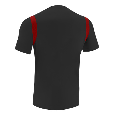 Футболка спортивная MACRON RODDERS SHIRT BLACK/RED