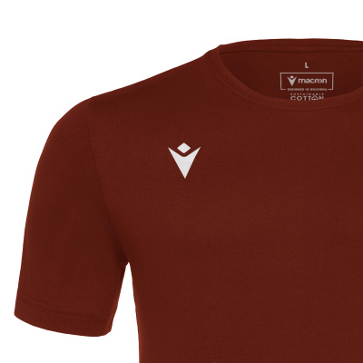 Футболка спортивная х/б MACRON BOOST ECO T-SHIRT CARDINAL