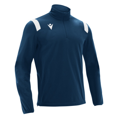 Толстовка тренировочная MACRON GANGE TRAINING 1/4 ZIP TOP NAVY/WHITE
