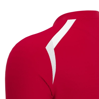 Футболка спортивная женская MACRON ANDURIL SHIRT RED/WHITE