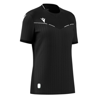 Футболка судейская проф. женская MACRON KATERYN ECO SHIRT BLACK