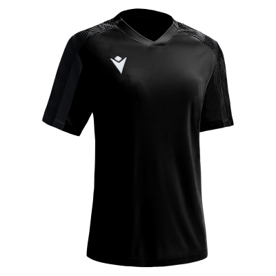 Футболка спортивная женская MACRON BELLATRIX BLACK/DARK GREY