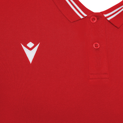 Поло парадное MACRON YUKAR POLO RED/WHITE