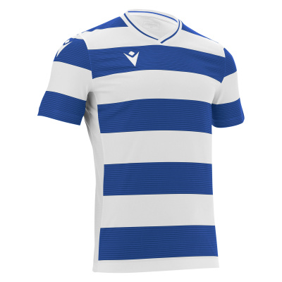 Футболка спортивная MACRON ALCYON ECO SHIRT WHITE/ROYAL BLUE