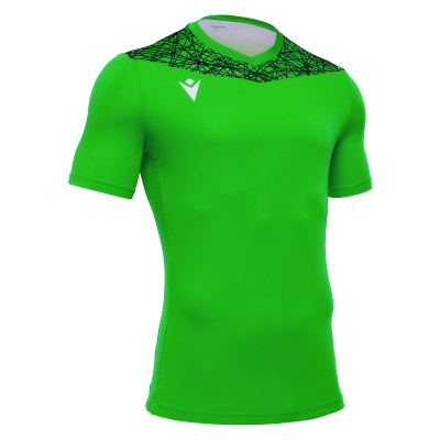 Футболка спортивная MACRON NASH SHIRT GREEN/BLACK