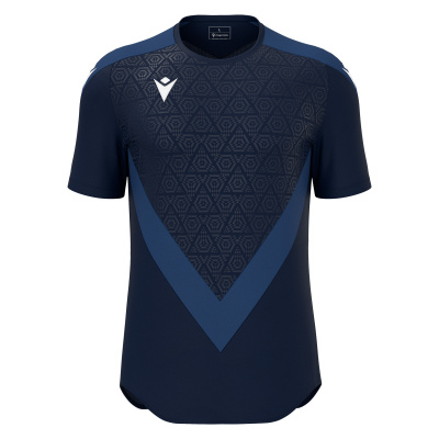 Футболка спортивная MACRON WISP SHIRT NAVY/LIGHT NAVY