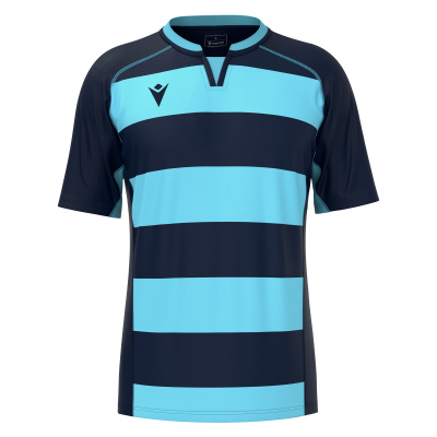 Регбийка игровая MACRON ALABASTER SHIRT NAVY/COLUMBIA
