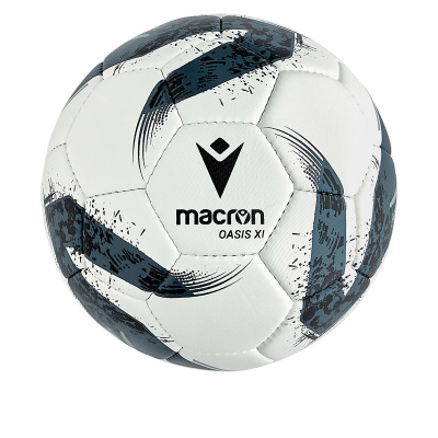 Мяч футбольный тренировочный MACRON OASIS XI N.3 BALL WHITE/ANTHRACITE