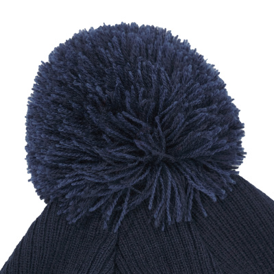 Шапка спортивная MACRON SNOW POMPON BEANIE NAVY