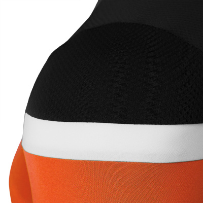 Футболка спортивная MACRON TITAN SHIRT ORANGE/BLACK