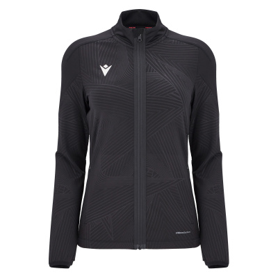 Тренировочная олимпийка женская MACRON ESTELLE ICON FULL ZIP TOP BLACK