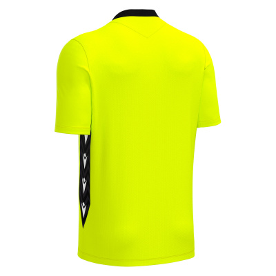 Футболка спортивная MACRON SCORPIO ECO SHIRT NEON YELLOW/BLACK