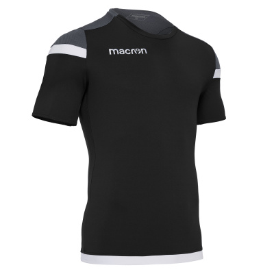 Футболка спортивная MACRON TITAN SHIRT BLACK/WHITE