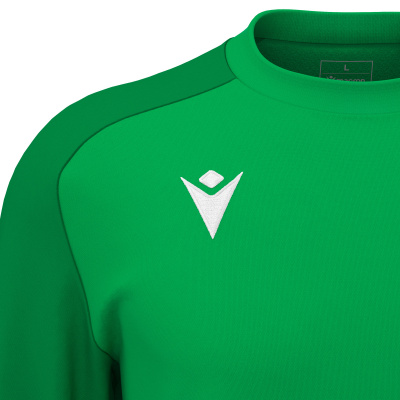 Толстовка тренировочная MACRON THALOS TRAINING TOP GREEN/DARK GREEN