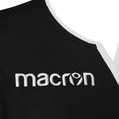 Футболка спортивная MACRON FLUORINE SHIRT BLACK/WHITE
