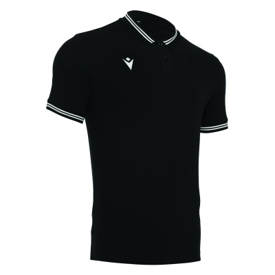 Поло парадное MACRON YUKAR POLO BLACK/WHITE