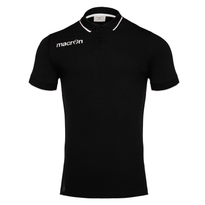 Поло парадное MACRON ZOUK POLO BLACK/WHITE