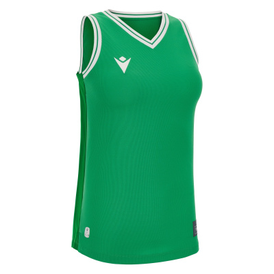 Майка спортивная MACRON TELLURIUM ECO WOMAN SHIRT GREEN/WHITE
