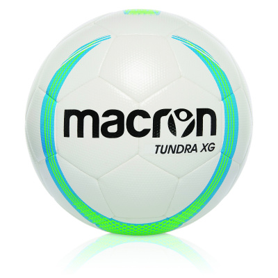 Мяч футзальный MACRON TUNDRA N.4 FUTSAL BALL WHITE/NEON BABY BLUE