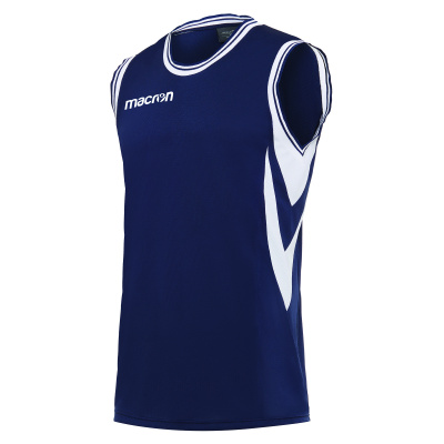 Майка спортивная MACRON ETHANE MAN VEST BICOLOR NAVY/WHITE
