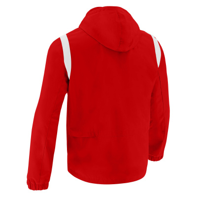 Куртка спортивная MACRON SARANSK MESH LINED WINDBREAKER RED/WHITE