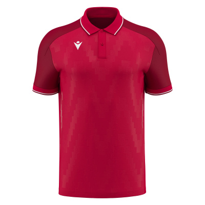 Поло парадное MACRON ECHOES POLO RED/WHITE