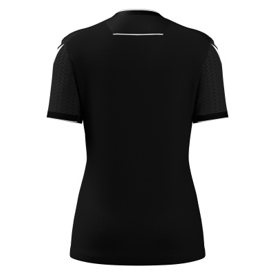 Футболка судейская проф. женская MACRON KATERYN ECO SHIRT BLACK