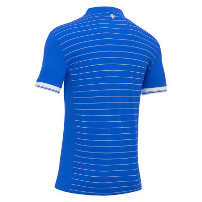 Поло парадное MACRON JUNGLE POLO ROYAL BLUE/WHITE