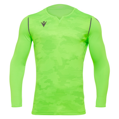 Футболка спортивная вратарская MACRON ARES GK SHIRT NEON GREEN/ANTHRACITE