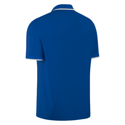 Поло парадное MACRON AULOS POLO ROYAL BLUE/WHITE