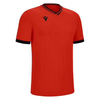 Футболка спортивная MACRON HALLEY SHIRT RED/BLACK