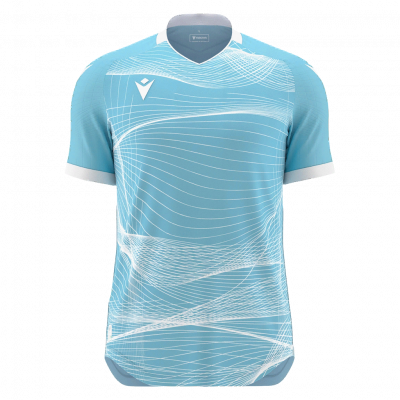 Футболка спортивная MACRON WYVERN ECO SHIRT COLUMBIA/WHITE