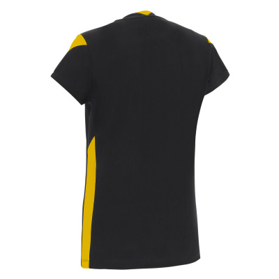 Футболка спортивная женская MACRON OXYGEN SHIRT BLACK/YELLOW